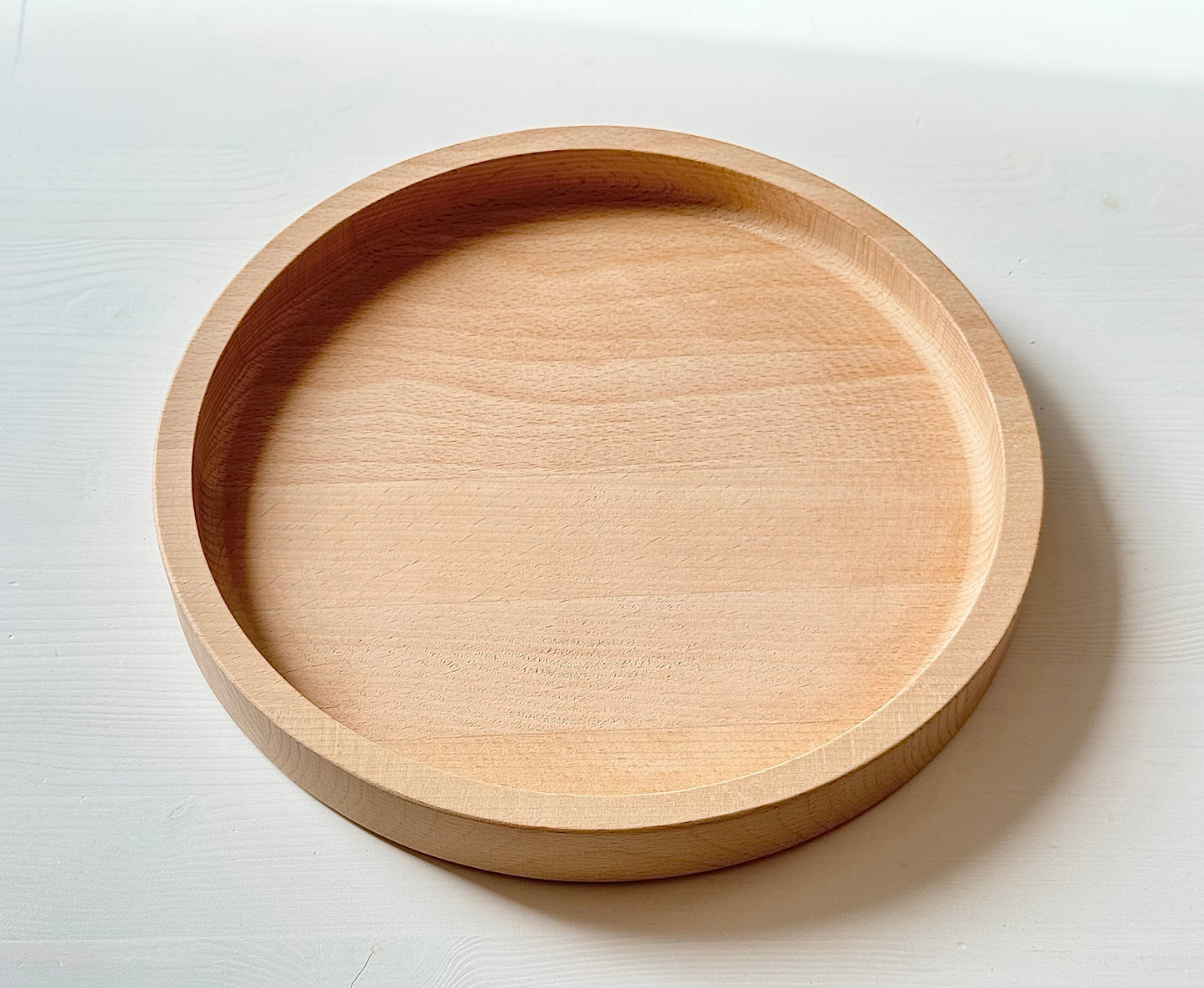 Round Wooden Tray