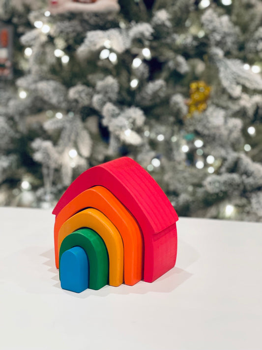 Rainbow Stacking House