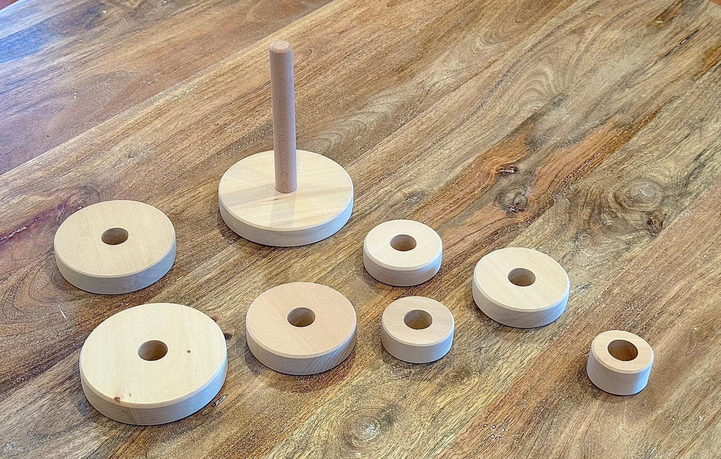 Wooden Ring Stacker