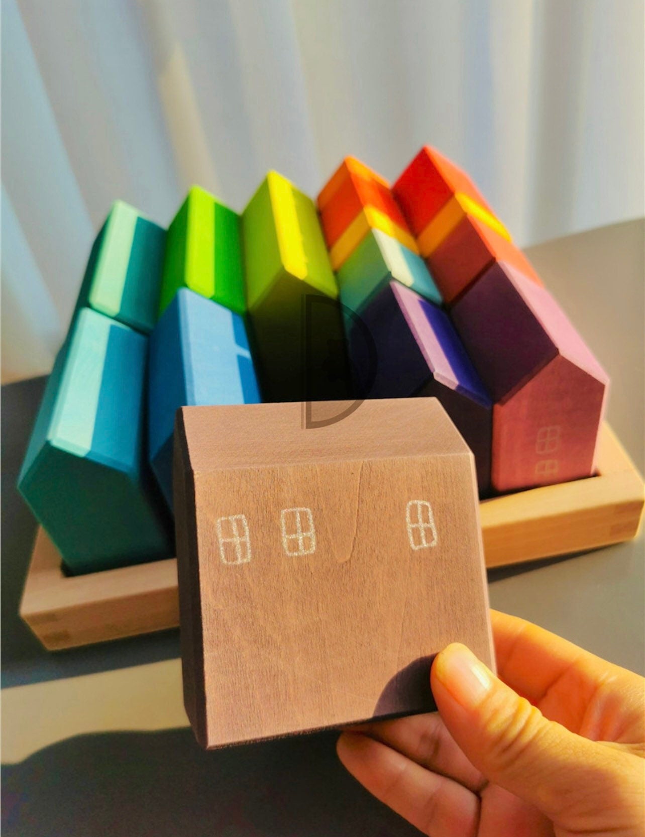 Houses Building Blocks Set