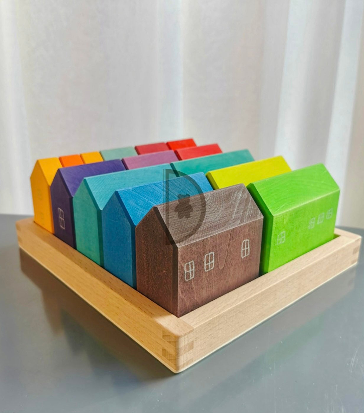 Houses Building Blocks Set